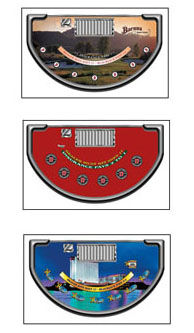 Blackjack Table Game Felt Layout