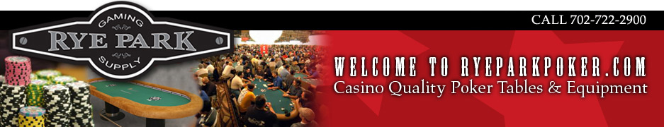 Rye Park Manufactures World Class Poker and Gaming Tables